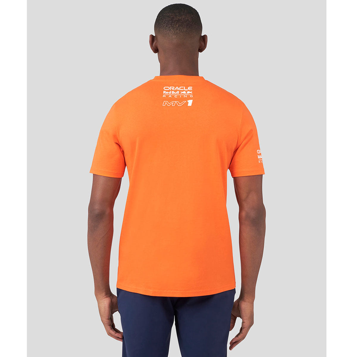 Red Bull Racing F1 Team Max Verstappen MV1 Orange Tee Shirt
