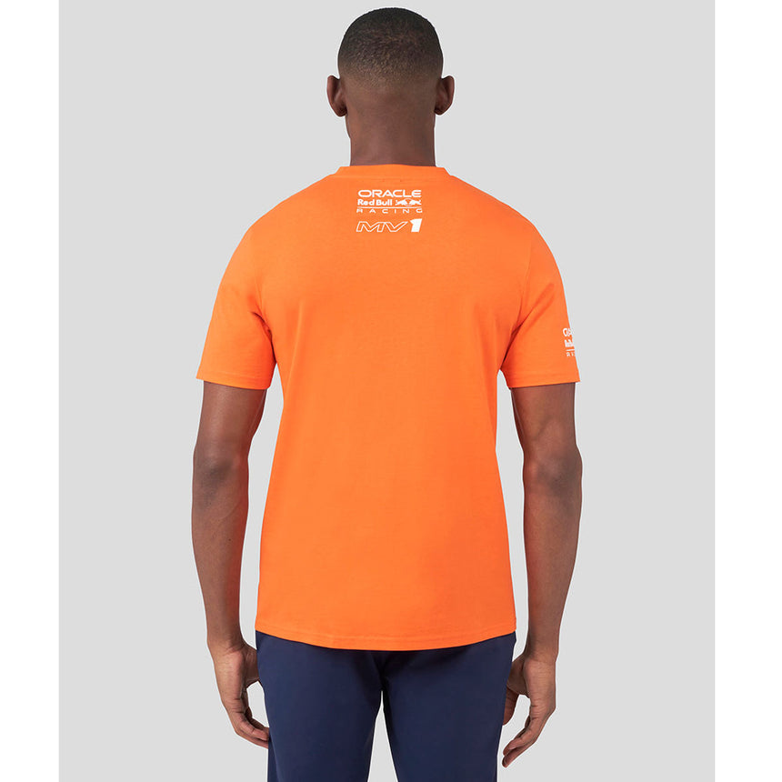 Red Bull Racing F1 Team Max Verstappen MV1 Orange Tee Shirt