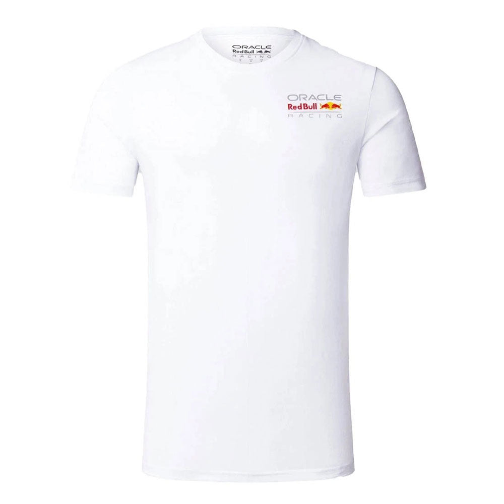 Red Bull Racing White Core Tee Shirt With Full Colour Logo