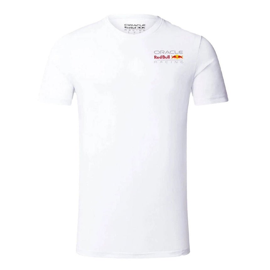 Red Bull Racing White Core Tee Shirt With Full Colour Logo