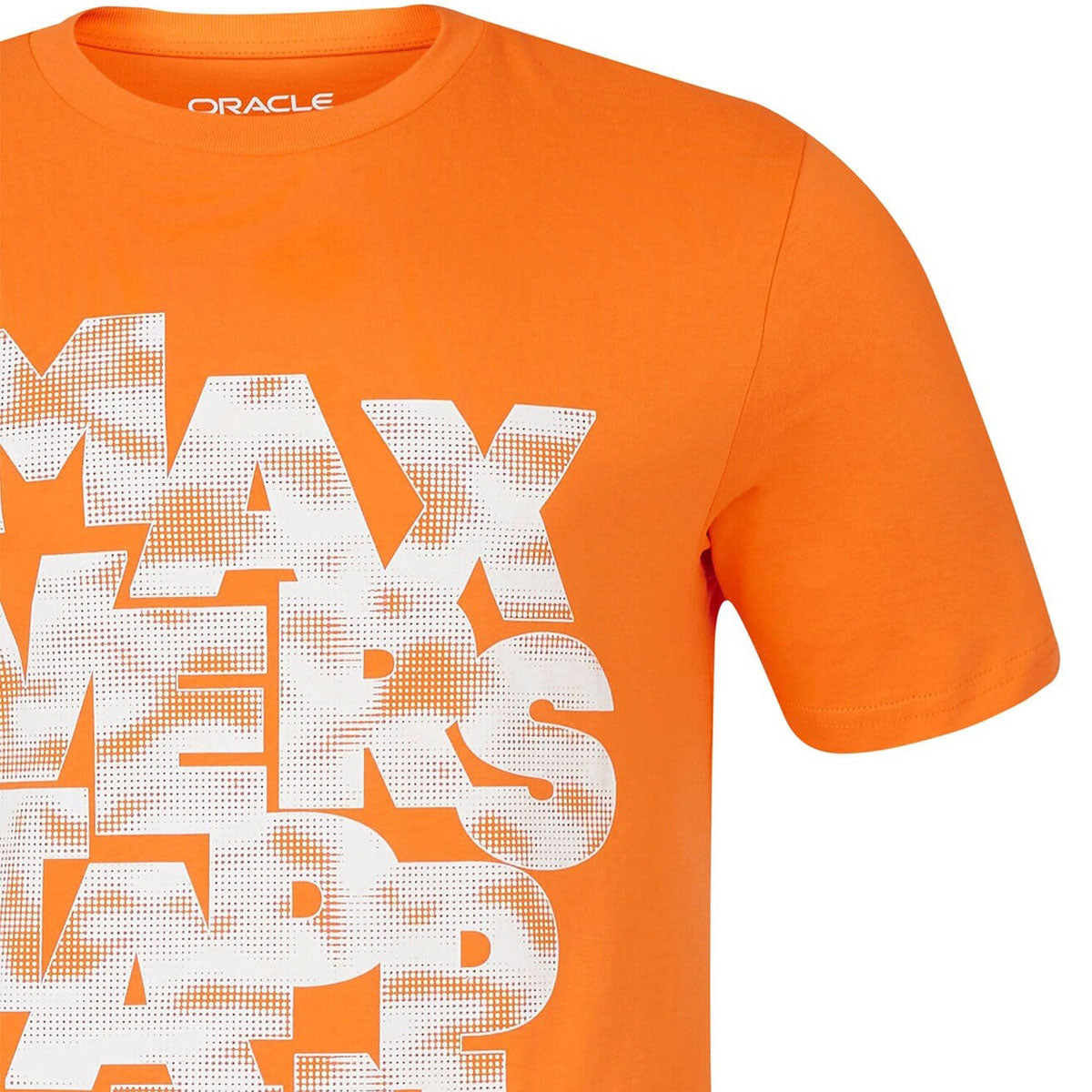 Red Bull Racing F1 Team Max Verstappen Orange Expression Tee Shirt