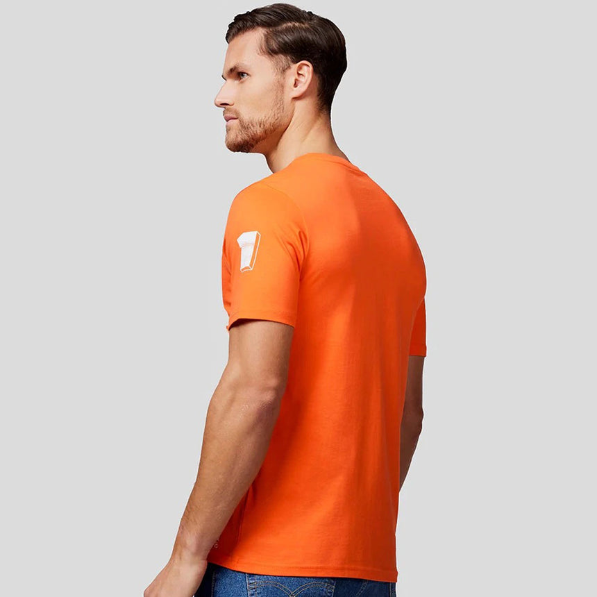 Red Bull Racing F1 Team Max Verstappen Orange Expression Tee Shirt
