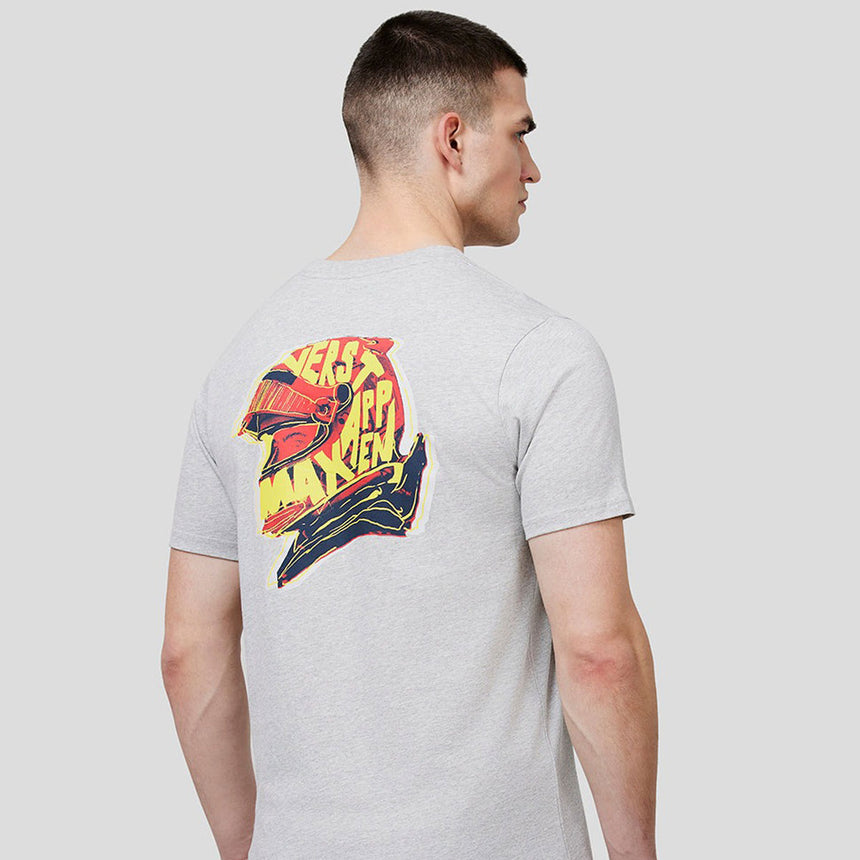 Red Bull Racing F1 Team Max Verstappen Grey Helmet Tee Shirt