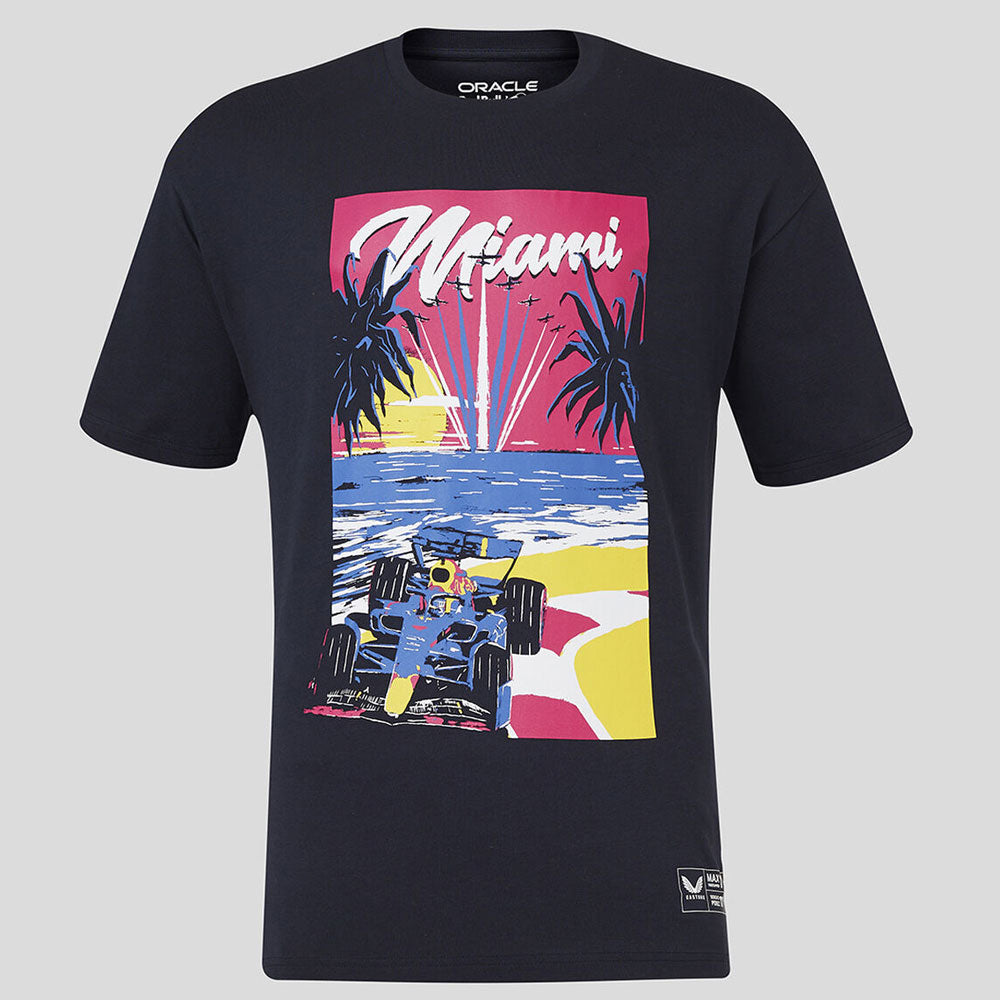 Oracle Red Bull Racing F1 Team Miami SS Oversized T-Shirt | Night Sky