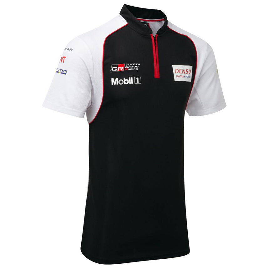 Toyota Gazoo Official Racing Men's Polo Shirt | White/Black