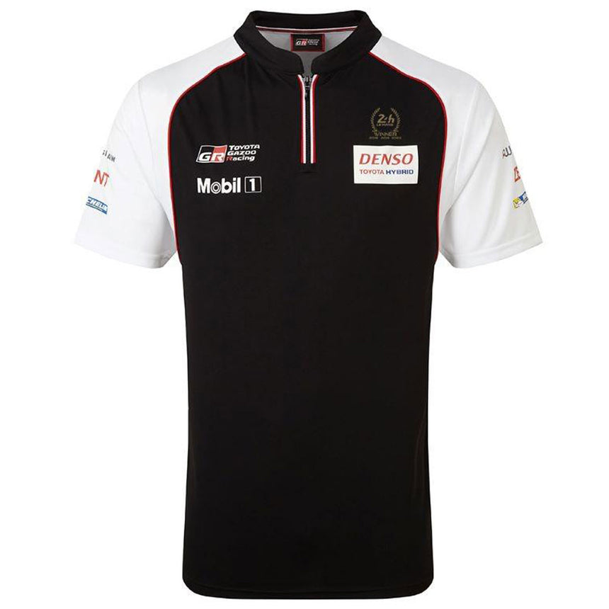 Toyota Gazoo Racing Black/White Team Polo Shirt