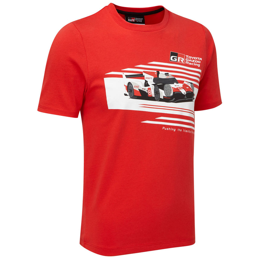 Toyota Gazoo Racing Kids Red Car Print Tee Shirt
