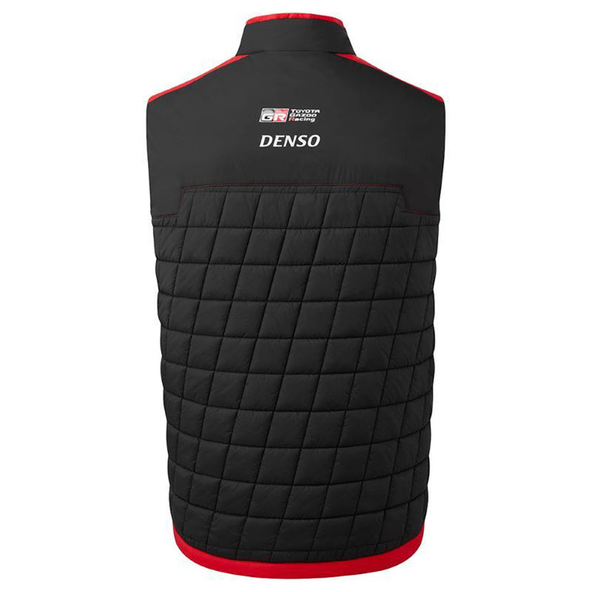 Toyota Gazoo Racing Team Black/Red/White Padded Gilet Jacket