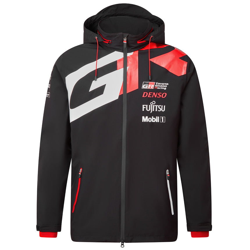 Toyota Gazoo Racing Official WEC Le Mans 24hr Black Team Lightweight Rain Jacket