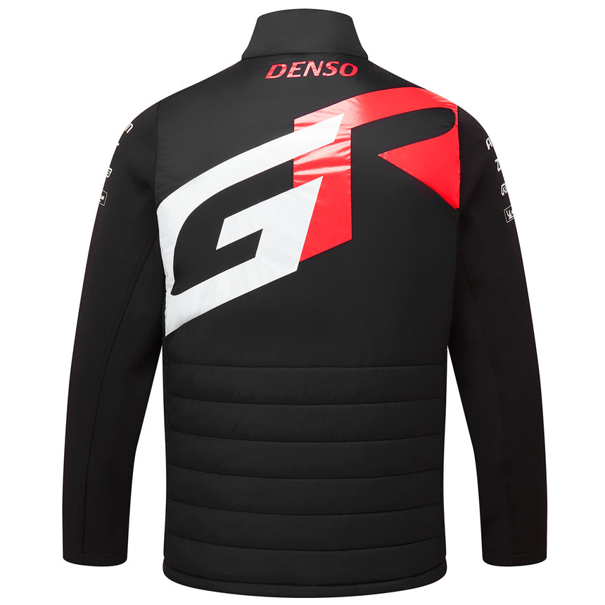 Toyota Gazoo Racing Official WEC Le Mans 24hr Black Team Hybrid Padded Jacket