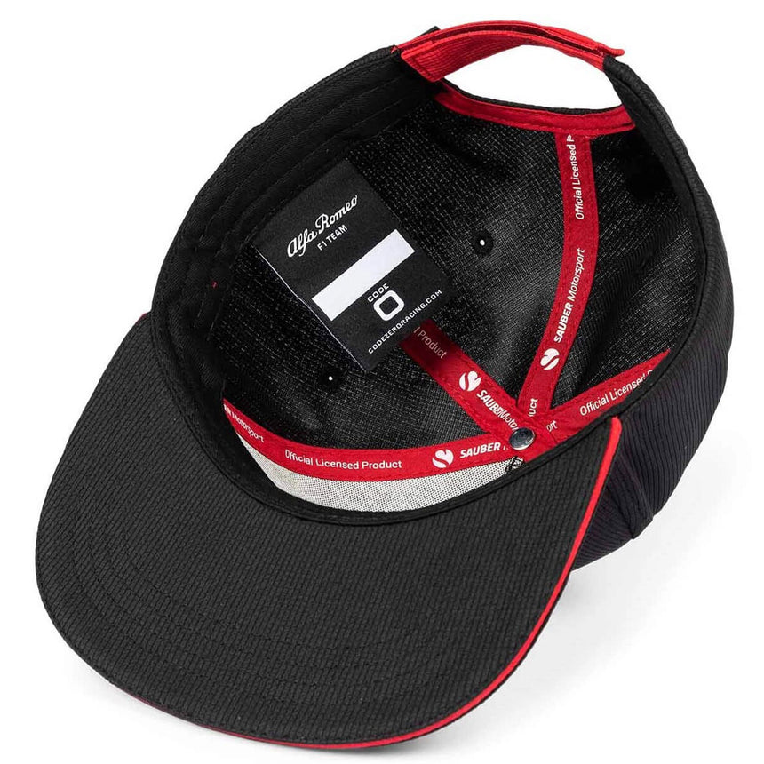 Alfa Romeo F1 Team Cap Flat Brim Black