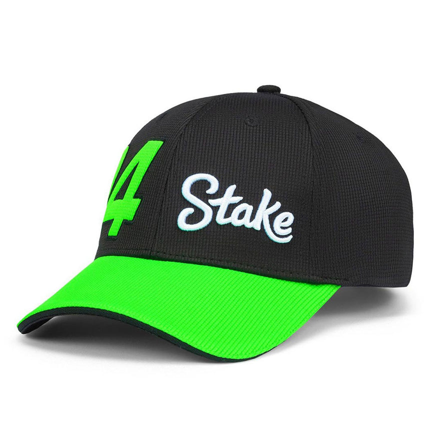 Stake F1 Team Kick Sauber Black/Green Guanyu Zhou #24 Baseball Cap