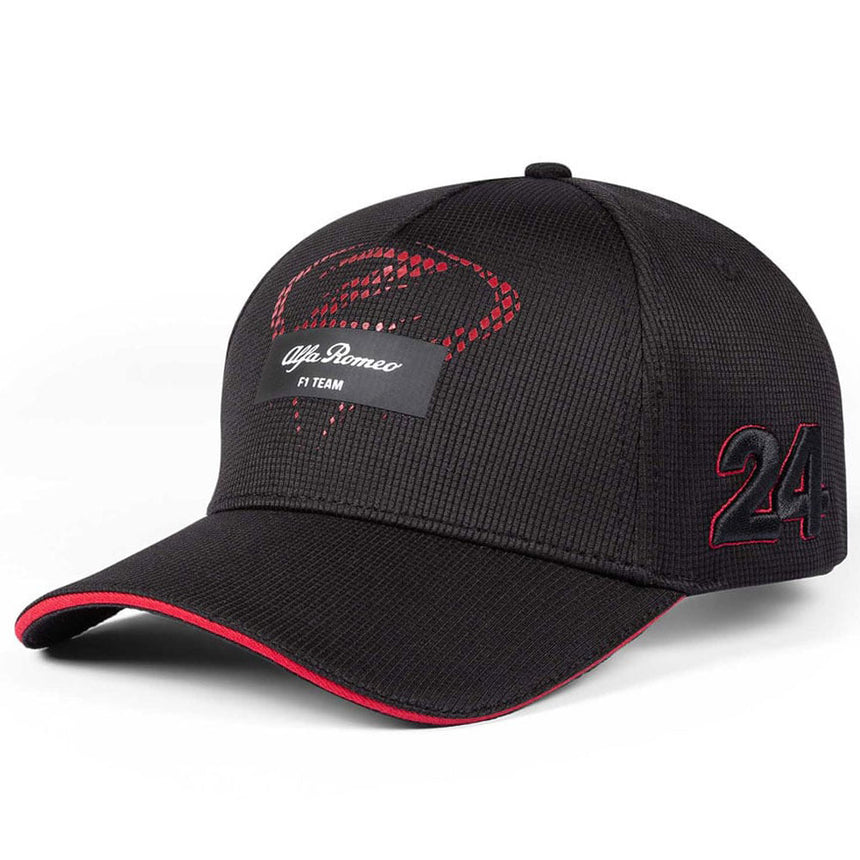 Alfa Romeo Guanyu Zhou Special Edition Black Cap Curved Brim Baseball Cap