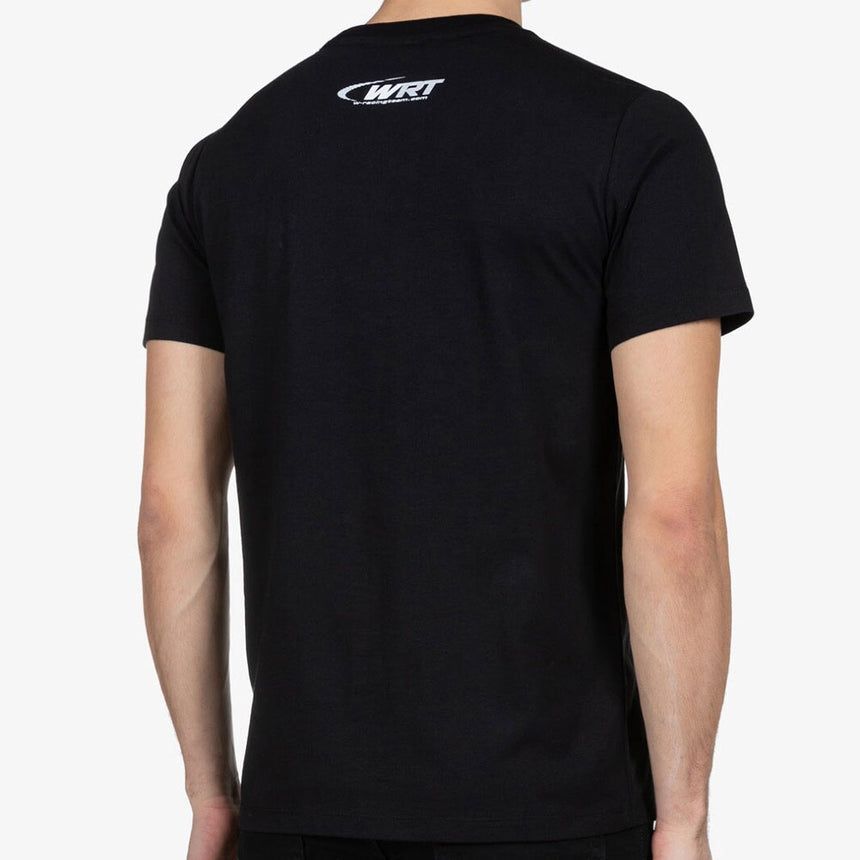 Valentino Rossi VR46 WRT Team Black Front Print Fanwear Tee Shirt