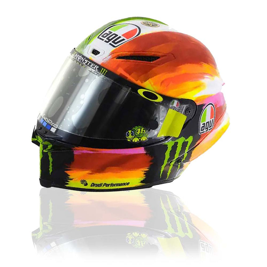 Valentino Rossi VR46 Replica 1:5 Scale Mini Helmet Mugello 2019