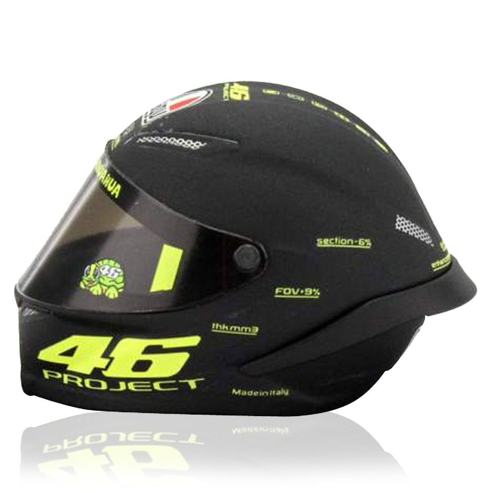 Valentino Rossi VR46 Replica 1:5 Scale Mini Helmet test 2012
