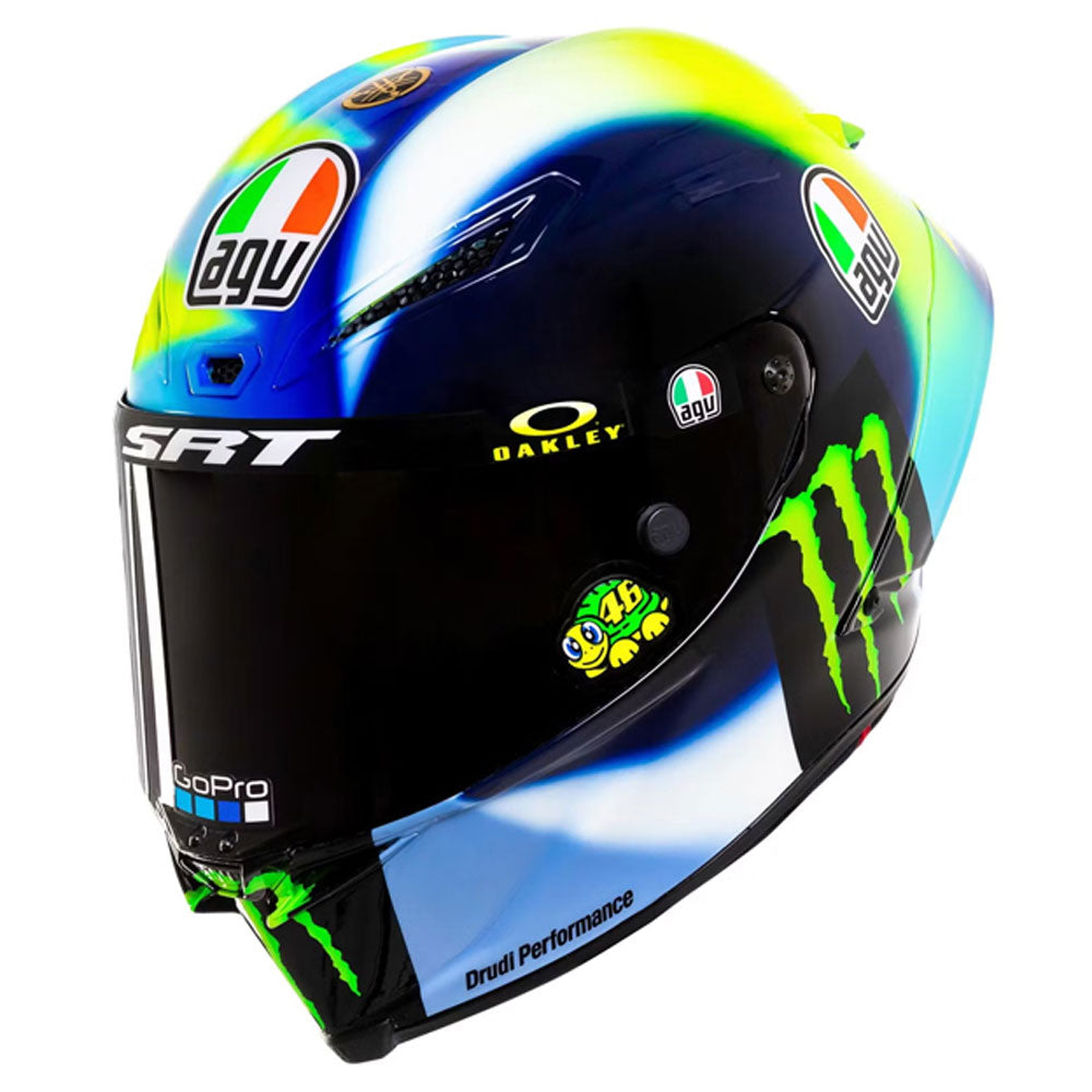Valentino Rossi VR46 Replica 1:5 Scale Mini Helmet Season 2021