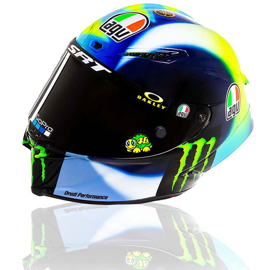 Valentino Rossi VR46 Replica 1:5 Scale Mini Helmet Season 2021