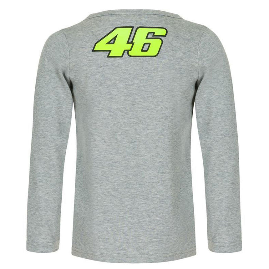 Valentino Rossi VR46 Moto GP Kids Grey 46 Print Long Sleeve & Bottom Pyjama Set