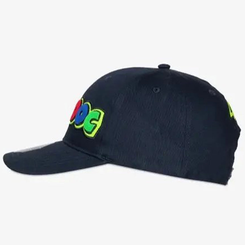 Valentino Rossi VR46 "The Doc" Official Black Baseball Cap Racing Hat