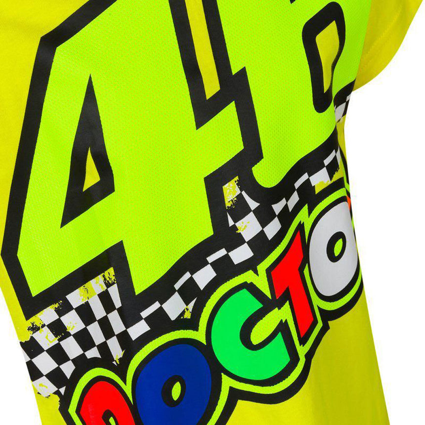 Valentino Rossi VR46 Moto GP Yellow Doctor Tee Shirt