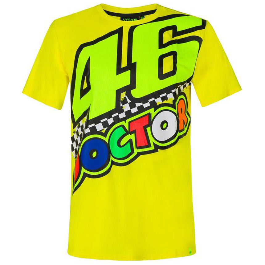 Valentino Rossi VR46 Moto GP Yellow Doctor Tee Shirt