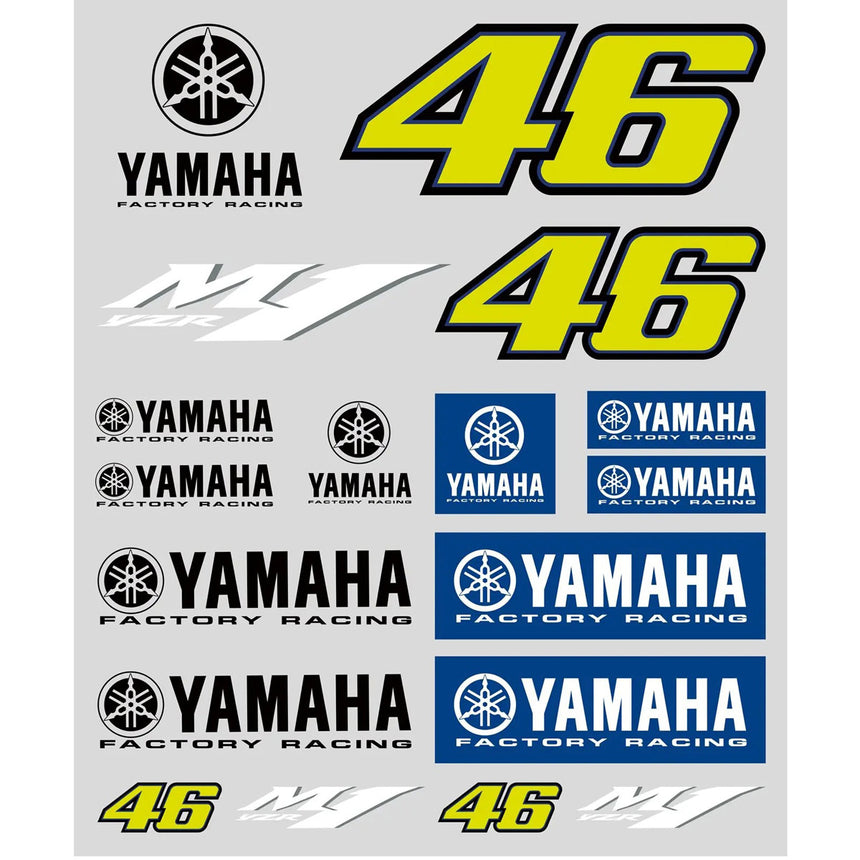 Valentino Rossi VR46 Yamaha Sticker Set