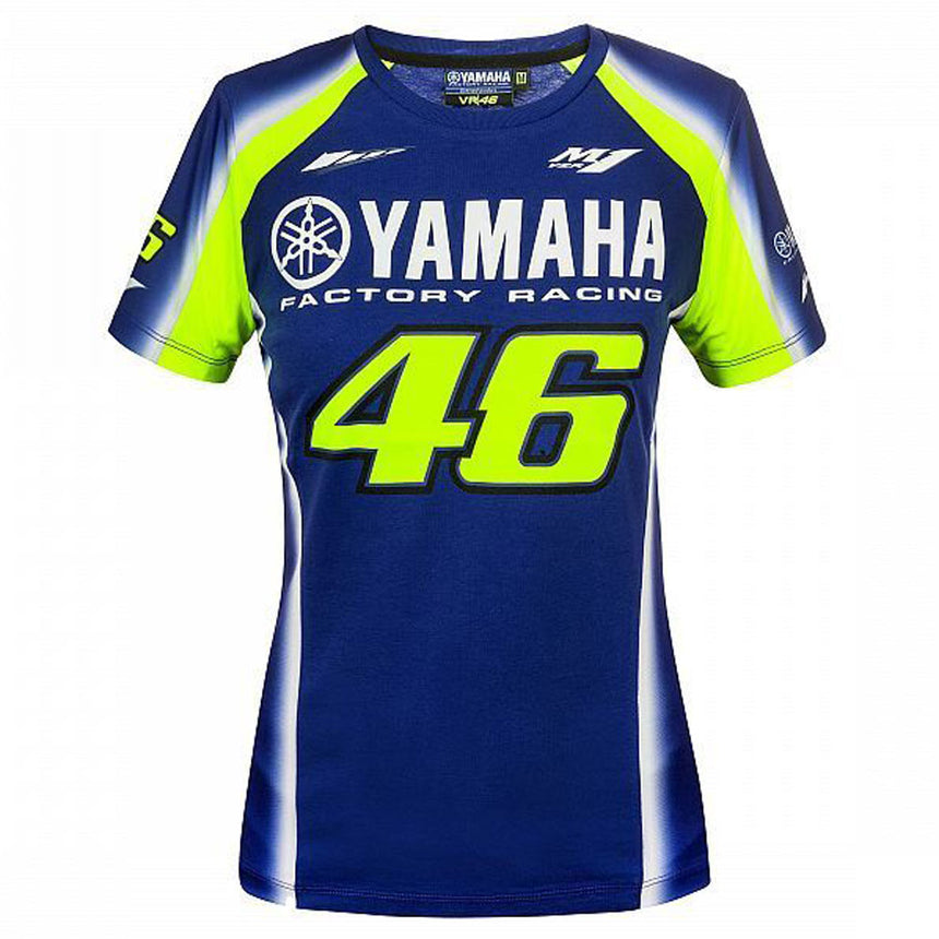 Valentino Rossi VR46 Moto GP Ladies Yamaha Factory Racing Tee Shirt
