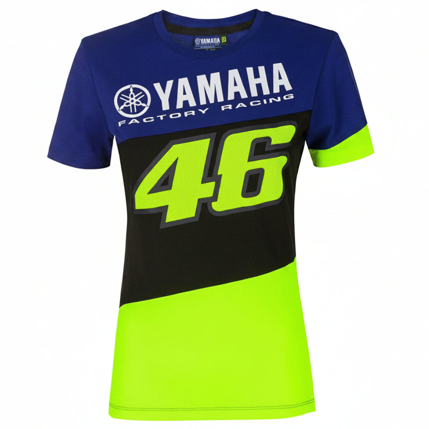 Valentino Rossi VR46 Moto GP Ladies Yamaha Factory Racing Tee Shirt