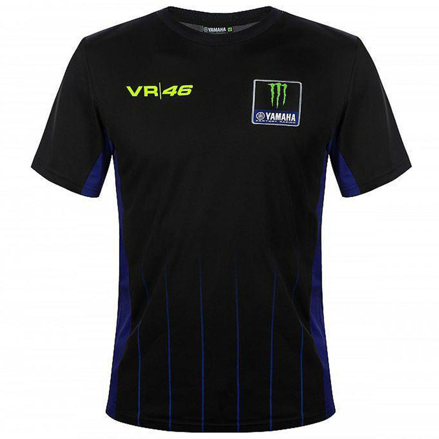 Valentino Rossi VR46 Moto GP Black Monster Yamaha Team Tee Shirt