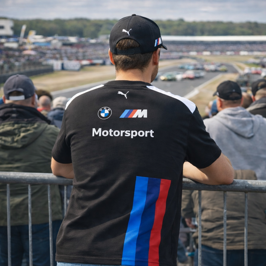 BMW Motorsport M Sport PUMA 2026 Black Official Licensed Drivers Tee Shirt