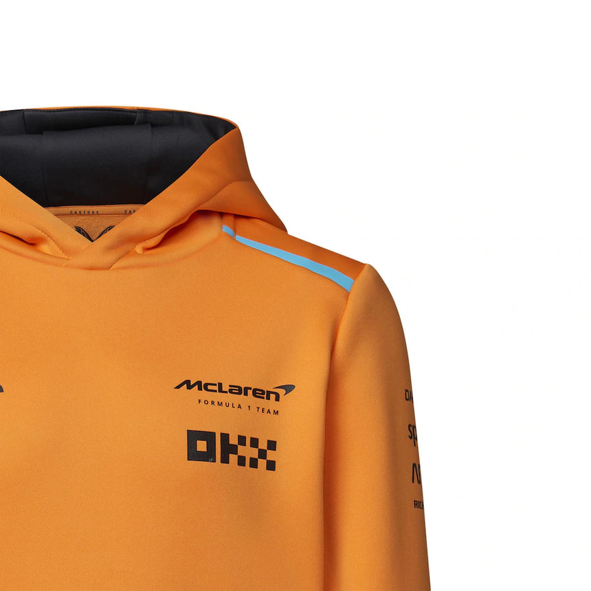 McLaren F1 Team Kids Papaya Orange Hooded Sweatshirt