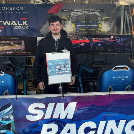 Pitwalk Fastest lap driving simulator challenge at British Touring Car Championship Brands Hatch Circuit 4th October 2025