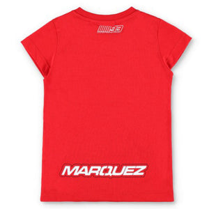 Marc Marques 93 Front Print Red Kids Tee Shirt