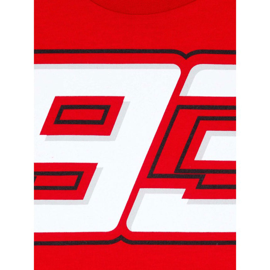 Marc Marques 93 Front Print Red Kids Tee Shirt