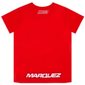 Marc Marques 93 Front Print Red Kids Tee Shirt