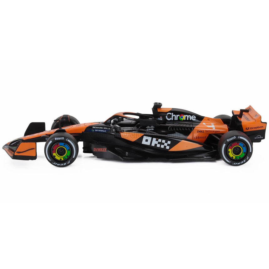 RW 1:24 Mclaren F1 MCL38 Lando Norris #4 Miami 2024 Diecast Model Car