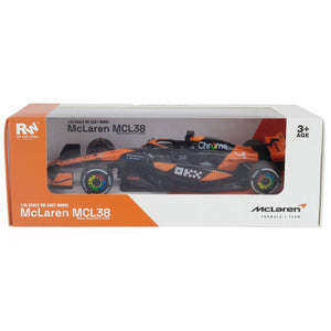 RW 1:24 Mclaren F1 MCL38 Lando Norris #4 Miami 2024 Diecast Model Car