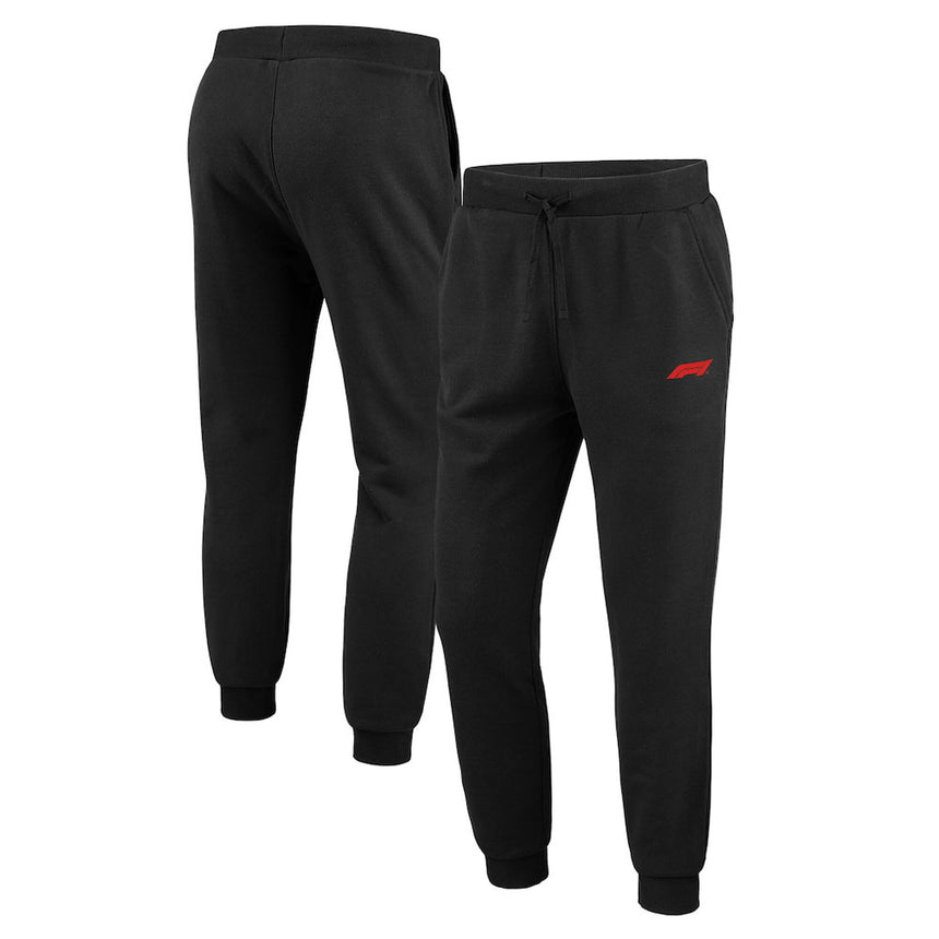 Formula 1 F1 Logo Black Jogging Bottoms
