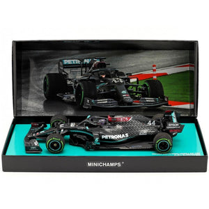 Minichamps 1/18 Mercedes AMG Petronas Lewis Hamilton Turkish GP 2020 Limited Edition Model