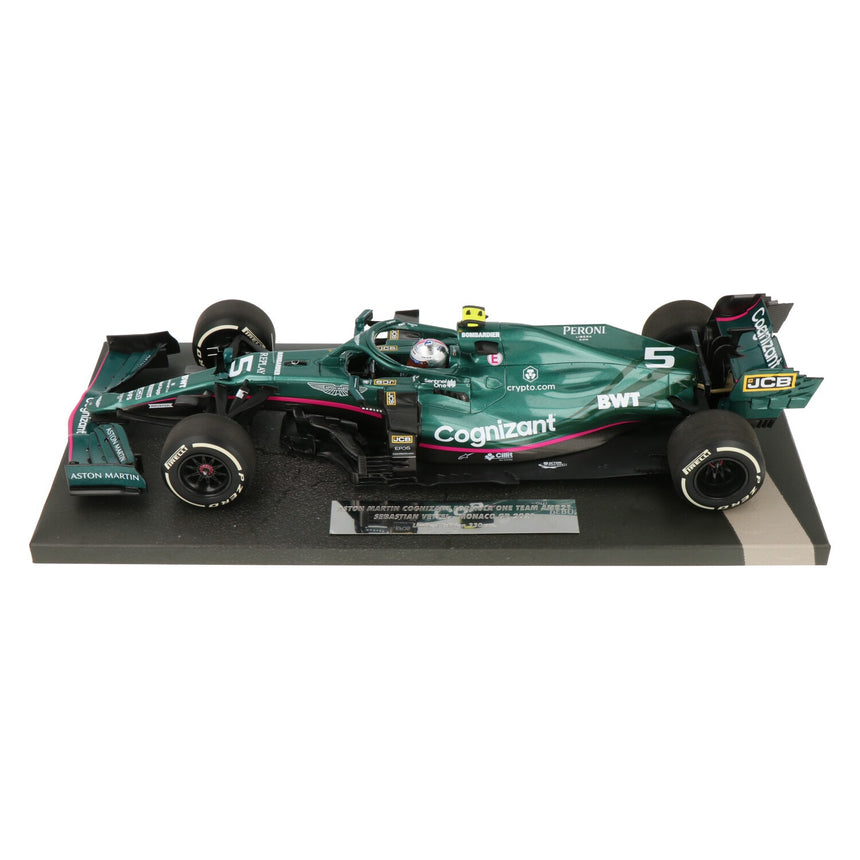 Minichamps 1/18 Aston Martin AMR21 #5 Sebastian Vettel Monaco GP 2021 Limited Edition Model