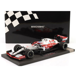 Minichamps 1:18 Scale Alfa Romeo C39 Kimi Raikkonen Abu Dhabi GP 2021