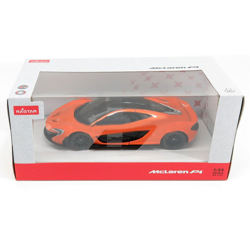 Rastar 1/24 Scale McLaren P1 Orange Die Cast Model Car