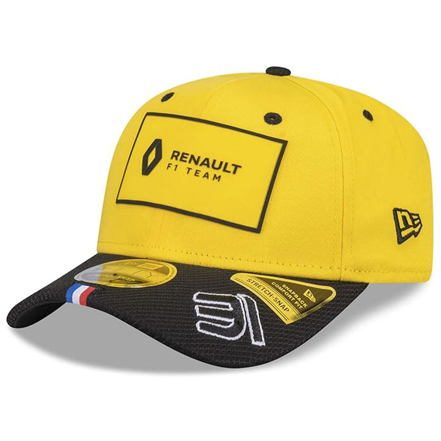Renault F1 Team #31 Esteban Ocon Yellow Snap Back Baseball Cap