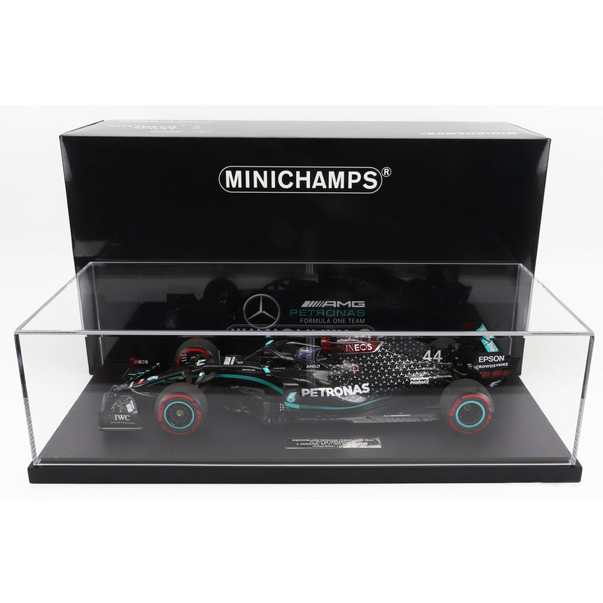 Minichamps 1:12 Mercedes AMG Petronas W11 Lewis Hamilton 91st Win Diecast Model