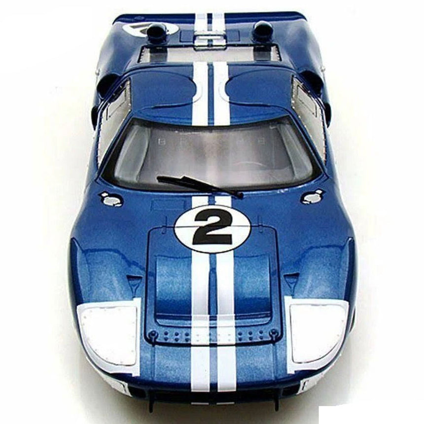 Shelby Collectibles 1:18 Scale Metalic Blue 1966 Ford GT-40 MKII Model Car