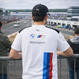 BMW Motorsport M Sport PUMA 2026 White Official Licensed Drivers Tee Shirt