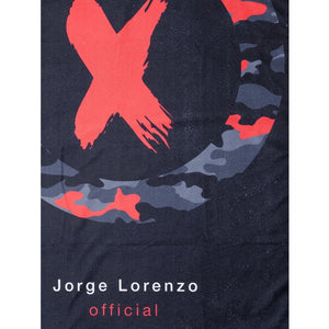 Jorge Lorenzo #99 Large Black Beach Towel