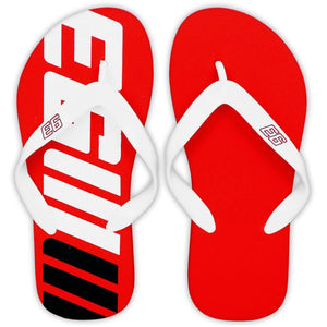 Marc Márquez #93 Moto GP Official Red Flip Flops - Size UK 7/8
