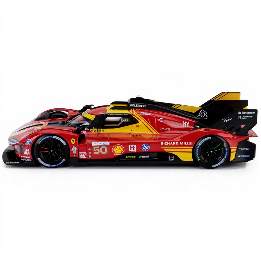 Bburago 1:18 Ferrari 499P 3.0L Turbo Team AF Corse #50 Winner 24h Le Mans 2024